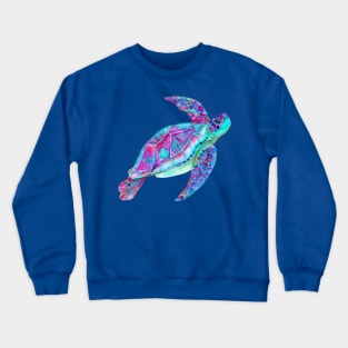 Swimming Sea Turtle Crewneck Sweatshirt